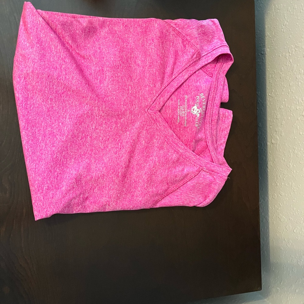 Beverly Hills Polo Club Pink Short Sleeve Tee